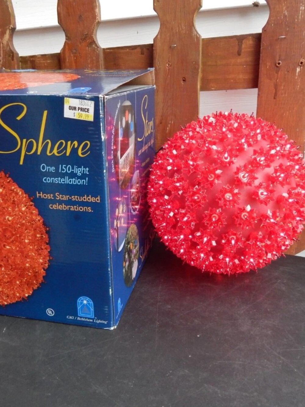 Starlight Sphere Christmas Light Ball Indoor Outdoor Holiday Party Lighting ****